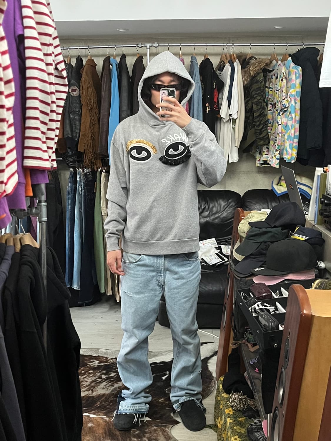 Aries Awake Big Eye Hoodie 상품이미지2