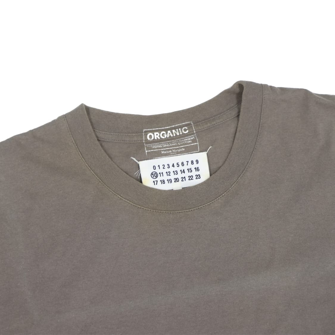 메종 마르지엘라 티셔츠 코튼 다크 베이지  상품이미지3