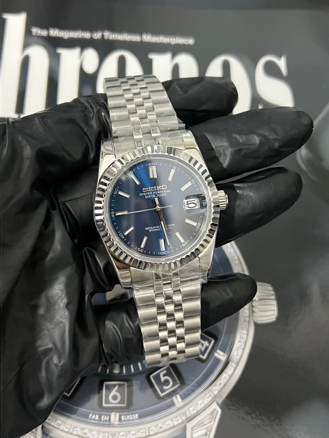 세이코 데이트저스트 청판 커스텀 상품이미지1