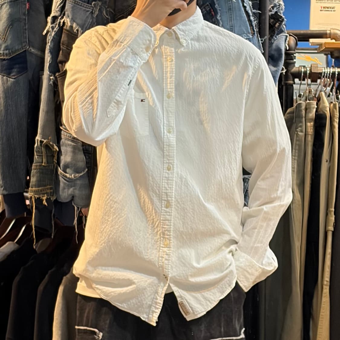 [NO.9] 타미힐피거 화이트 셔츠 상품이미지1