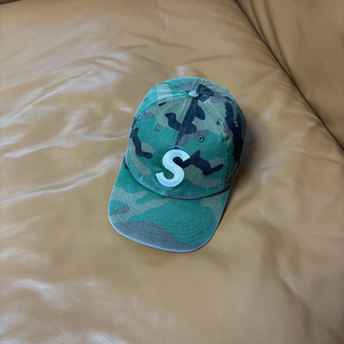 Supreme 슈프림 20ss 피그먼트 워시드 카모 S로고 볼캡 모자 상품이미지1