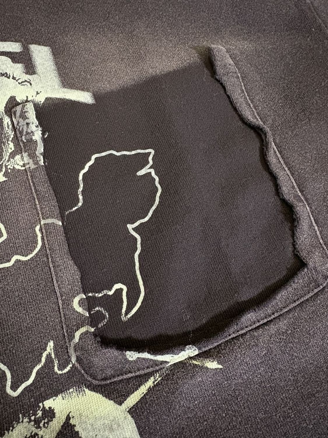 PRINT L/S TEE 더티 프린트 긴팔 티셔츠 #01 상품이미지9