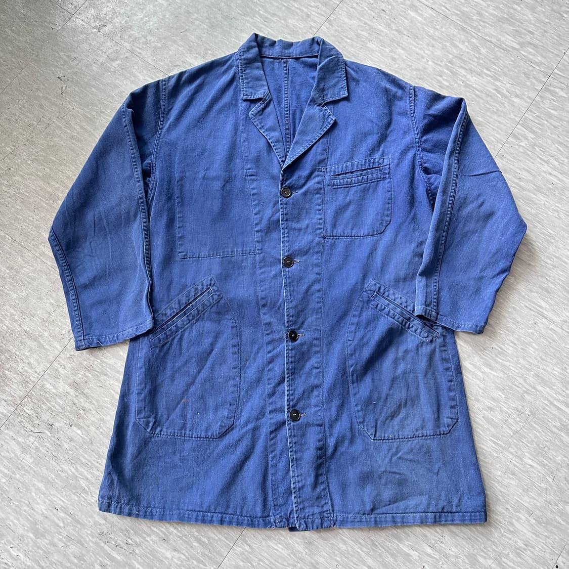 70s 프렌치 워크 자켓 샵코트 MADE IN FRANCE 상품이미지1
