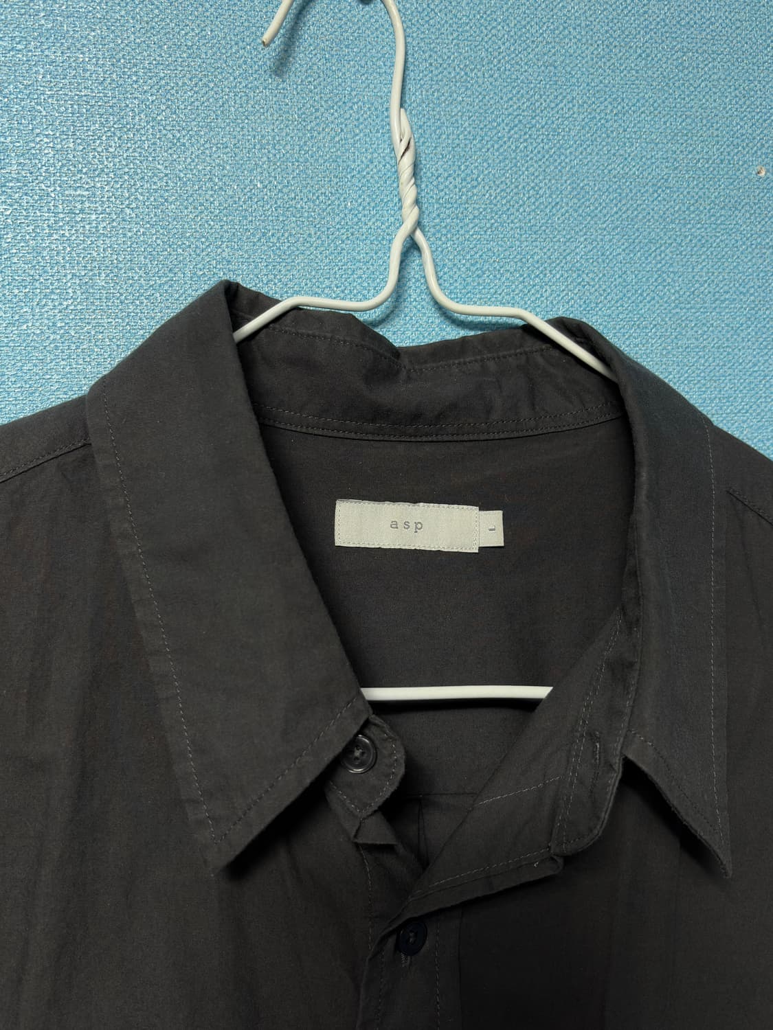 [L] ASP 애습 올데이 컴피 60수 셔츠 딥 차콜 상품이미지2