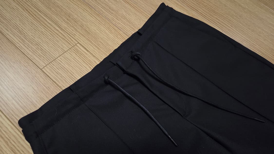 준지 레이어드 스트링 원턱  팬츠 상품이미지2