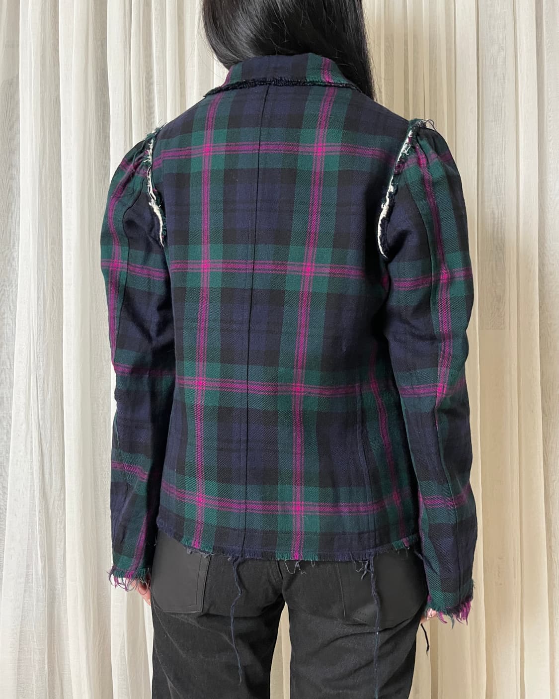 꼼데가르송 체크 컷아웃 자켓 Comme des garcons 상품이미지9