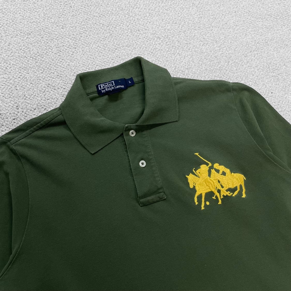폴로 랄프로렌 빅 포니 카라티 카키그린 상품이미지2