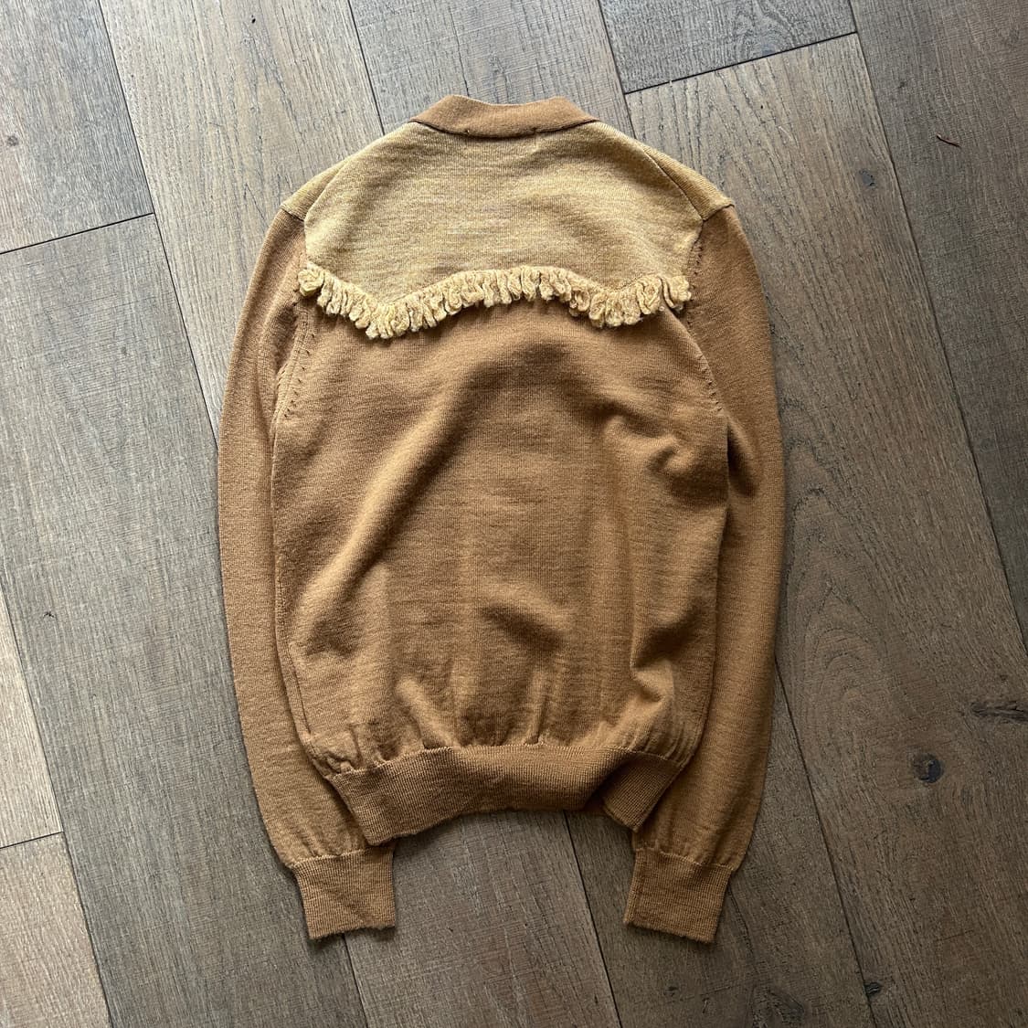 90’s Ruffle Camel Cardigan 상품이미지7