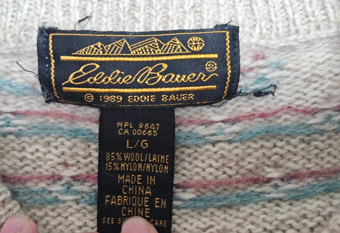 에디바우어 80's 빈티지 니트/pig 상품이미지6