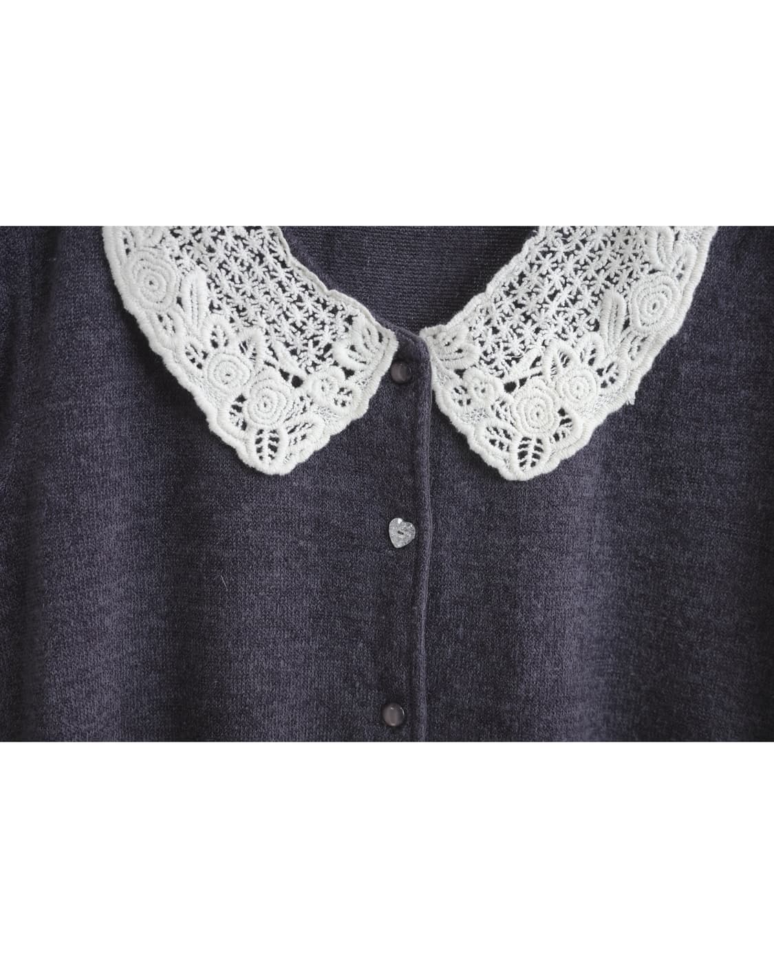 Round collar cardigan 상품이미지3