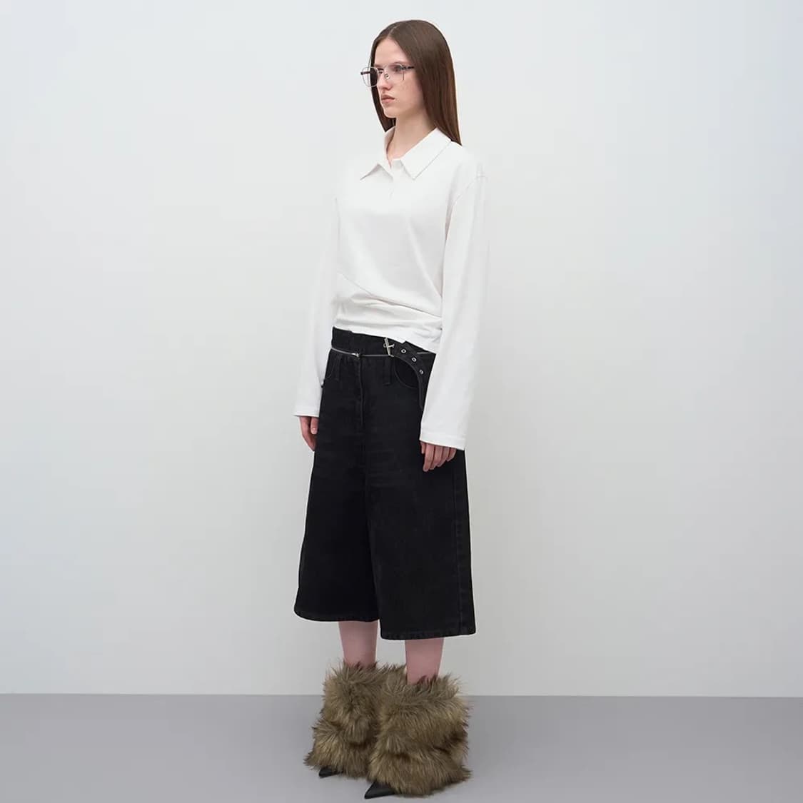 Lcdc tm VELVET WAIST-DETACHABLE SHORTS 상품이미지2