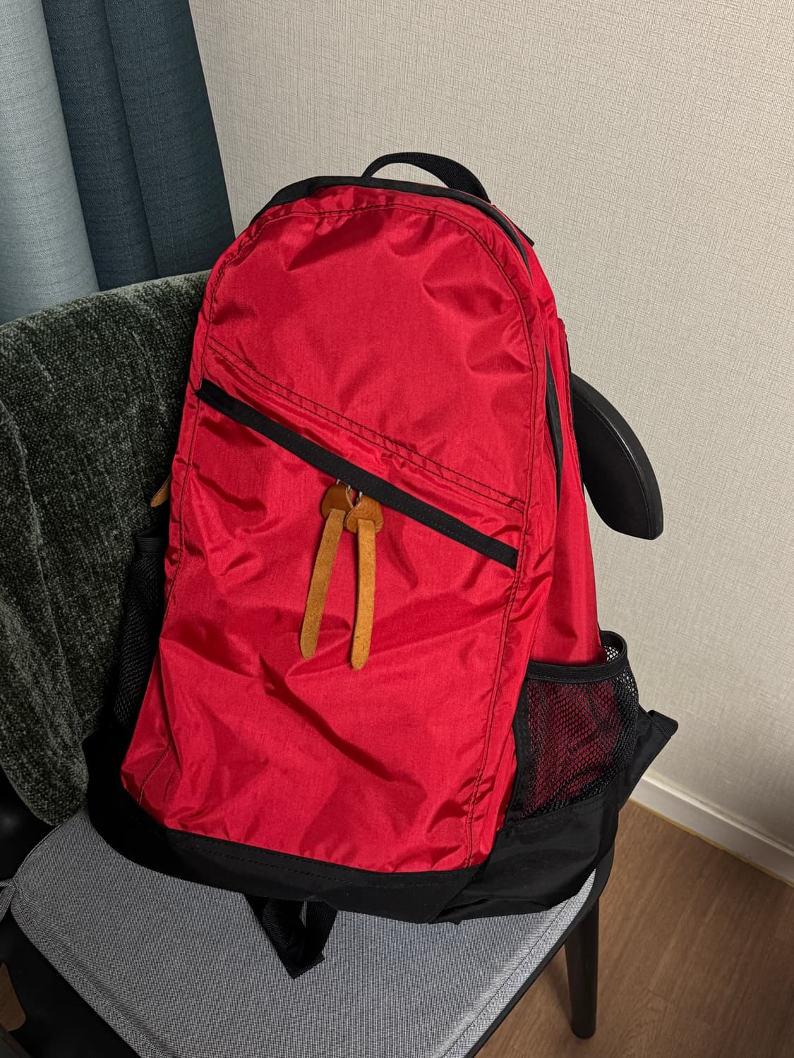 우드비 Good day 백팩 레드 상품이미지2