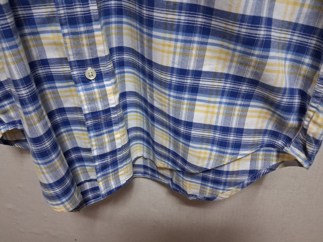 일본빈티지 타미힐피거 체크남방 반팔 남성105 110
 상품이미지4