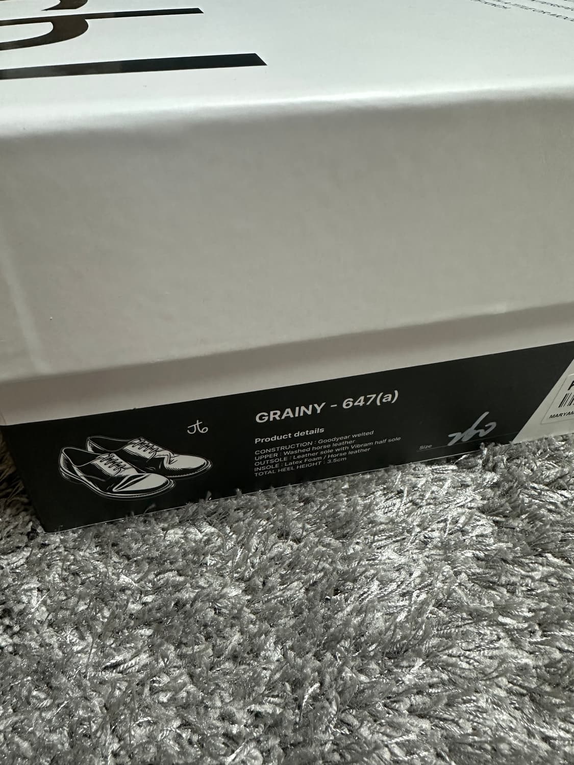 새상품) 킨치 647 비브람 블랙 260 사이즈 상품이미지4