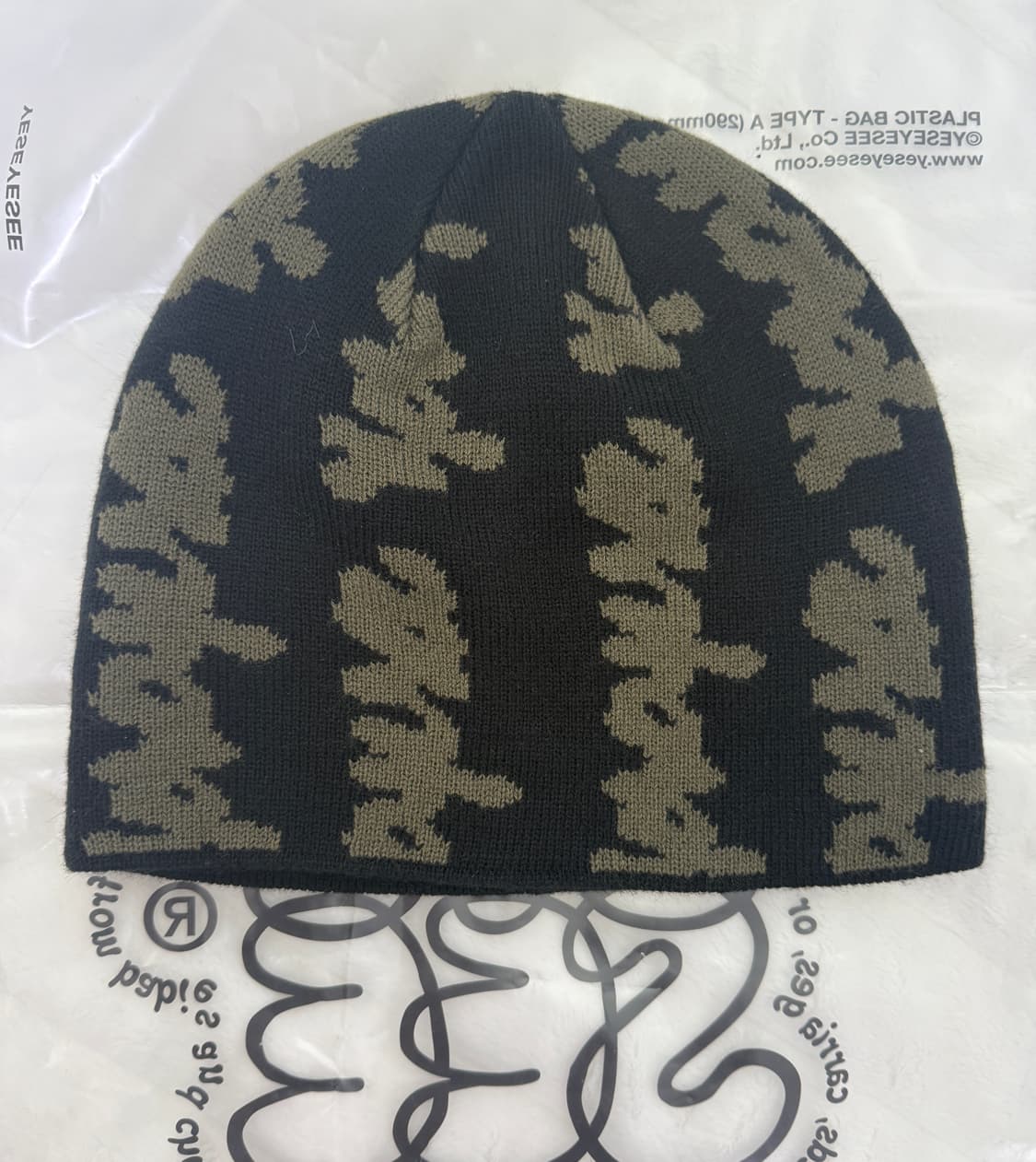 (뉴진스 하니 착용)두들 비니 블랙 판매 상품이미지2