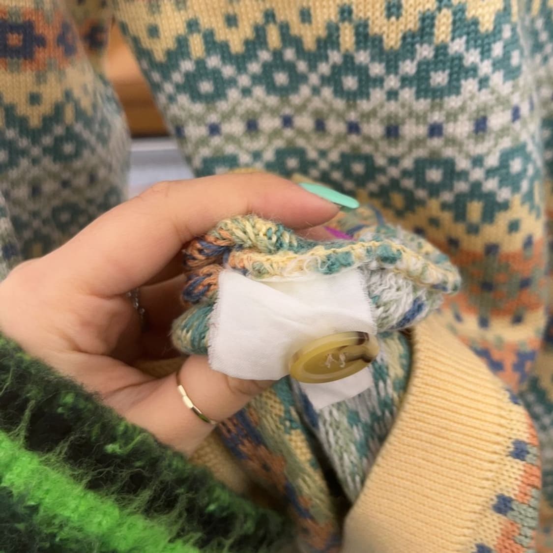 언더우드 대장급 모리걸 여리 키치 에스닉 후드 가디건 100 C07251 상품이미지6