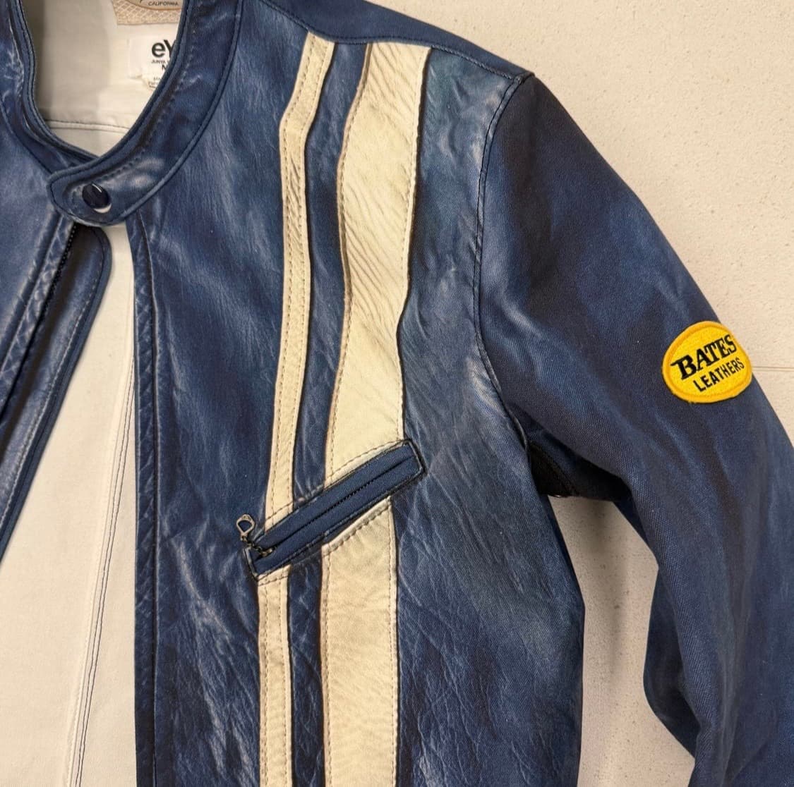 M]준야와타나베 베르베르진 베이츠 프린팅 레더자켓 상품이미지5