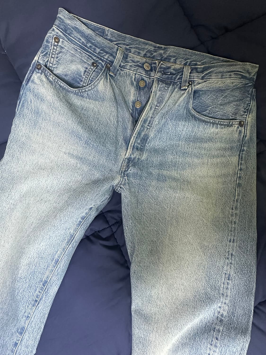 리바이스 501 LVC 1955 블랙잭 32x32 (레어) 상품이미지3