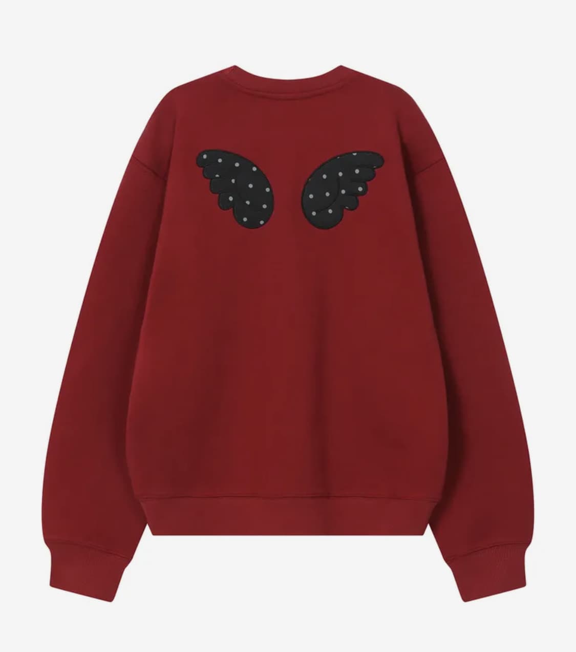 바우프 3 logo 엔젤 맨투맨 [레드] 라지 상품이미지2