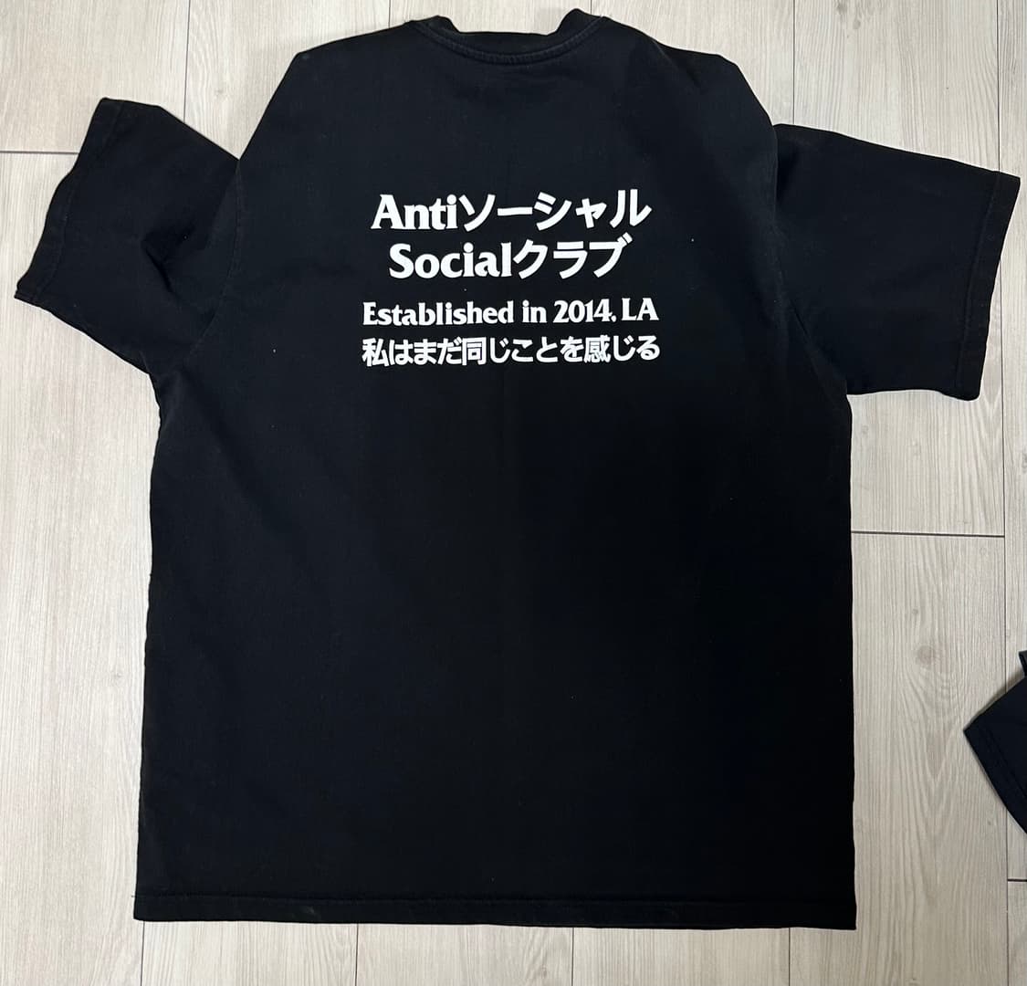 [xxl] 안티소셜소셜클럽 타쿠 헤비웨이트 반팔 상품이미지4