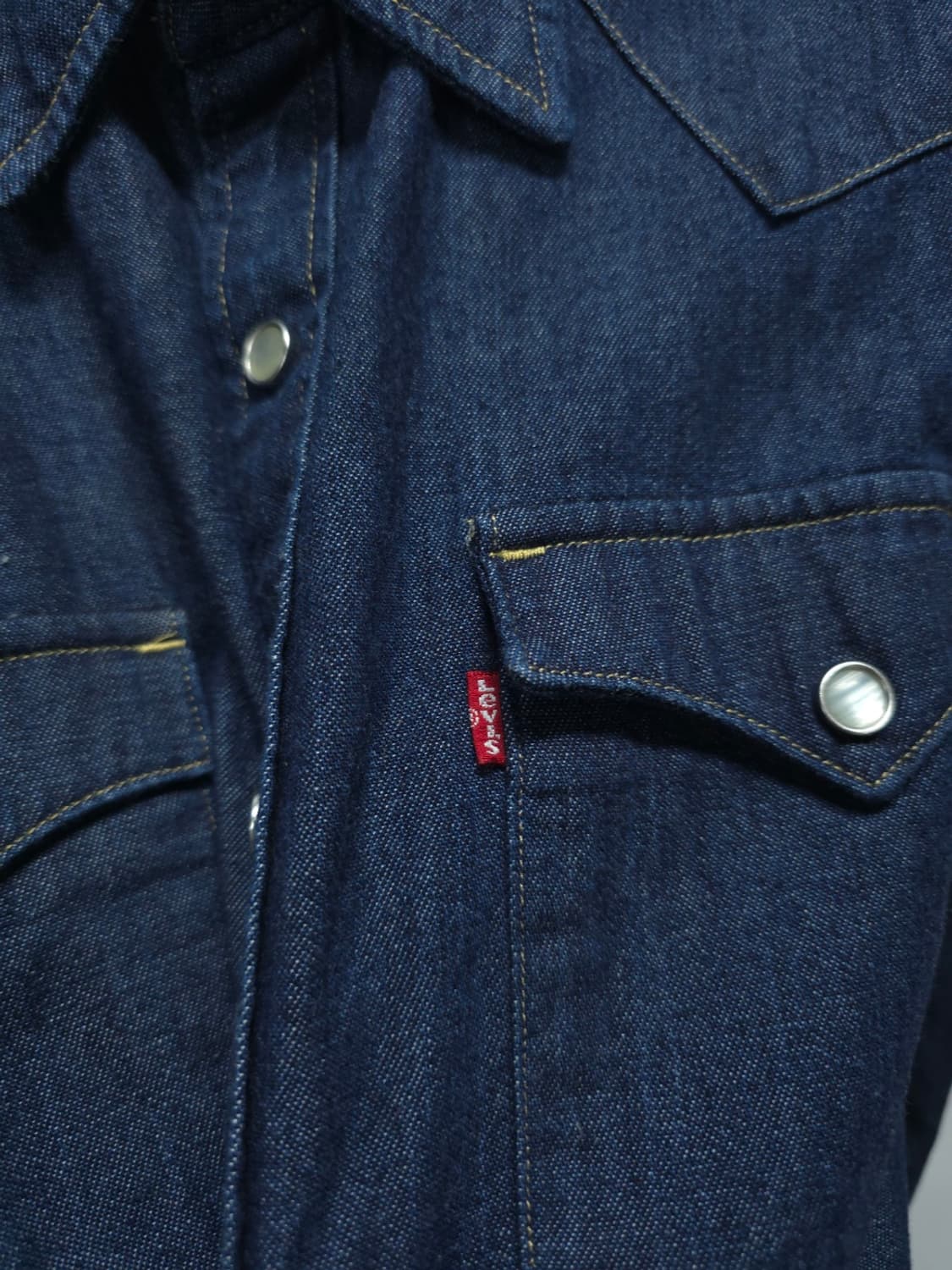 리바이스 웨스턴 데님셔츠 청남방 ( 여성S ) 상품이미지3