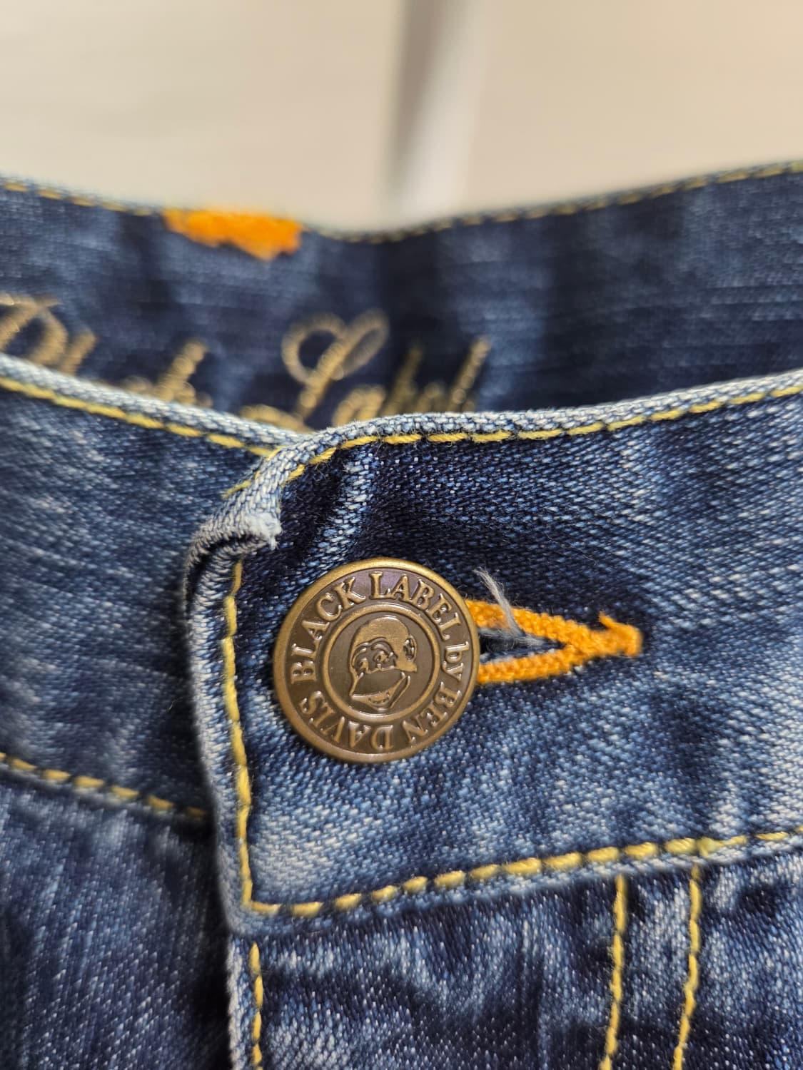 벤 데이비스 블랙라벨/모터사이클 리미티드 에디션 데님 진(XL) 상품이미지5