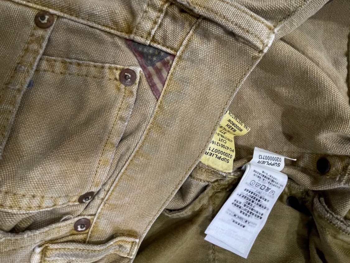 폴로랄프로렌(DS)/카키 디스트레스드 데님팬츠(30“) 상품이미지9