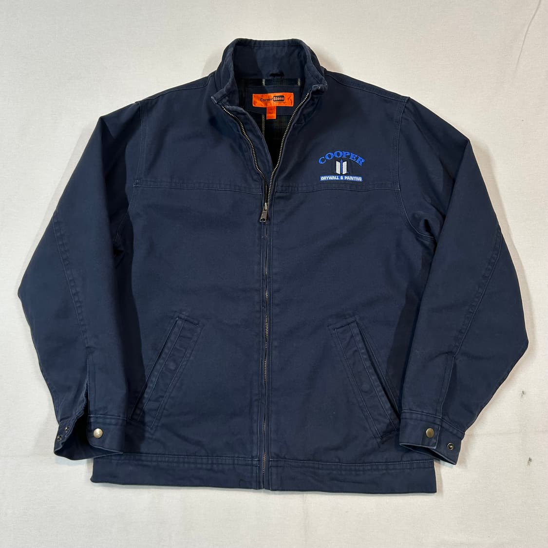 L) Corner Stone USA 워크웨어 워크 자켓 네이비 상품이미지1