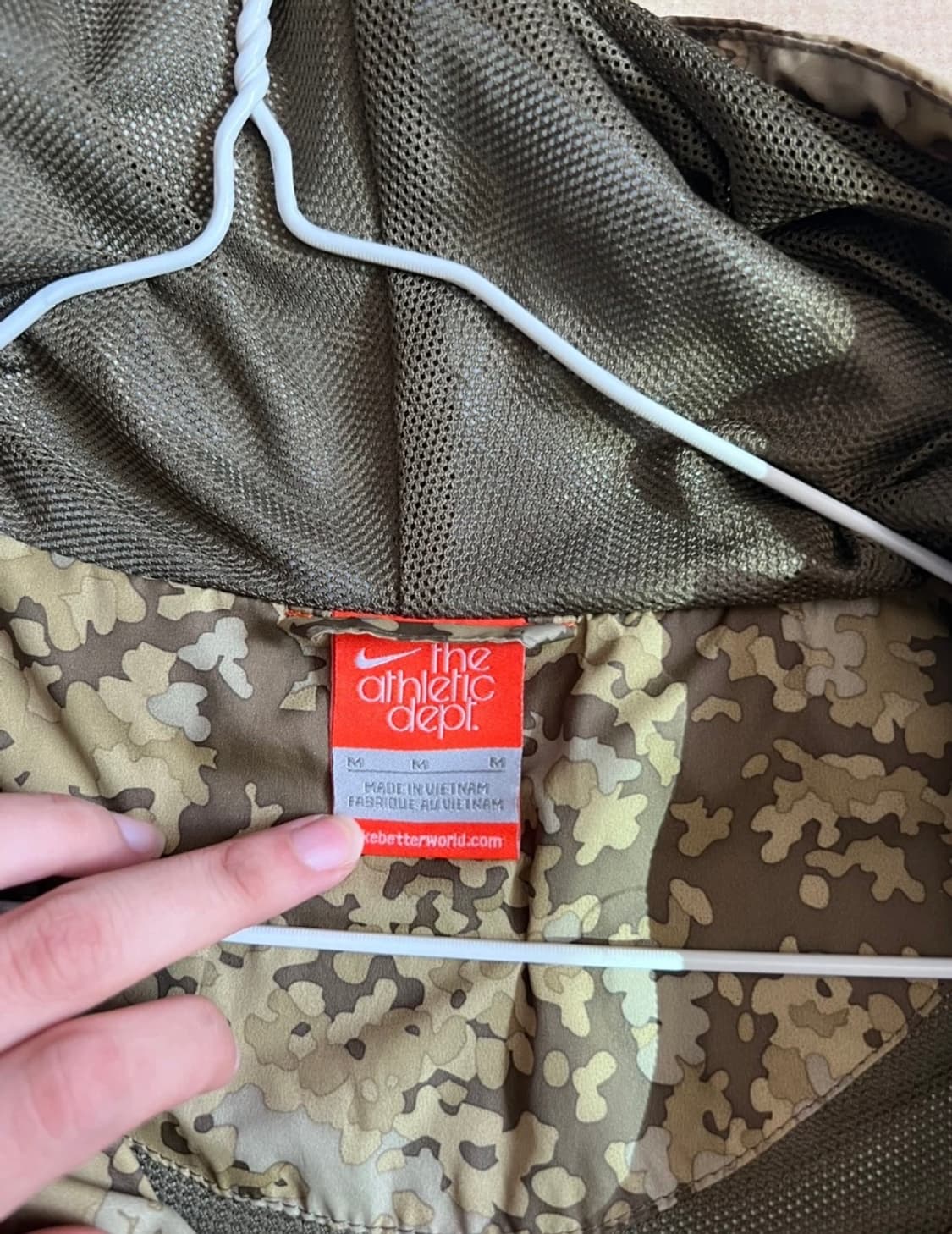 나이키 카모 러닝 자켓 M 상품이미지2