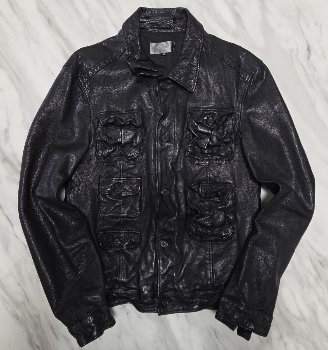 Within black 멀티포켓 레더 자켓  상품이미지1