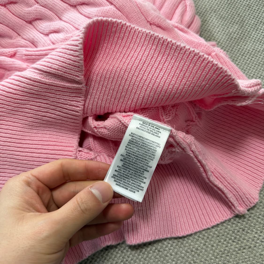 폴로 랄프로렌 우먼스 케이블 니트 가디건 상품이미지3