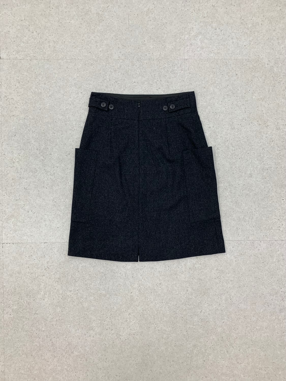 Agnes B 아네스베 울 스커트 상품이미지5