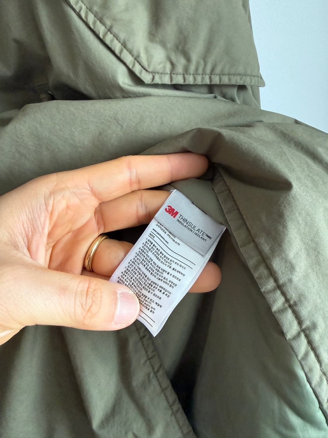 파르티멘토(PARTIMENTO) 피쉬테일 야상 상품이미지9