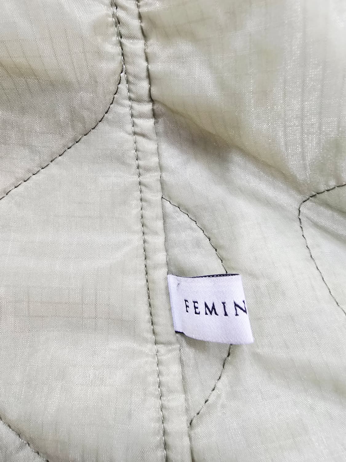 페미니크 카키색 후드 야상 점퍼 상품이미지10