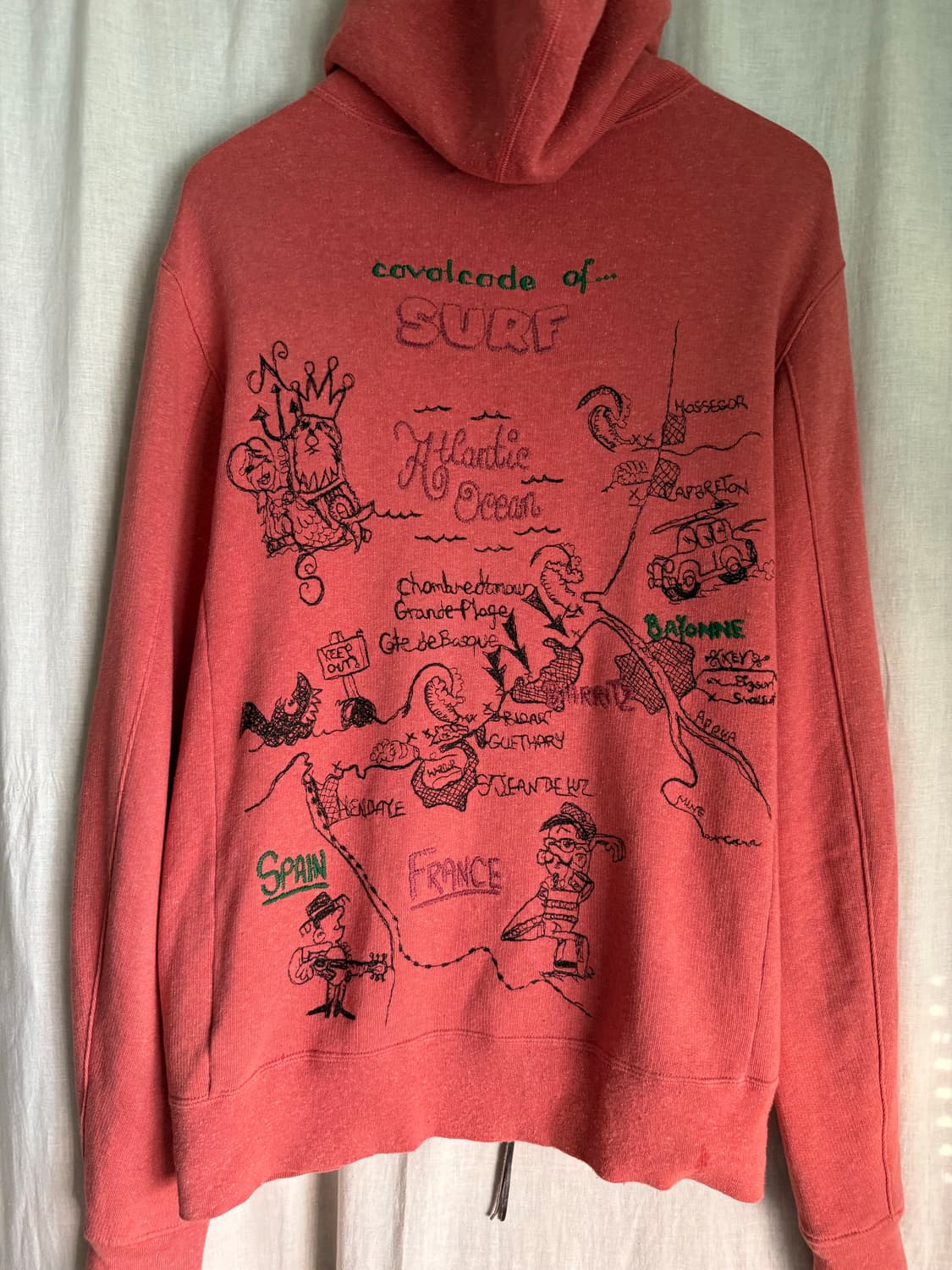 REMI RELIEF needlework hood zipup 상품이미지6