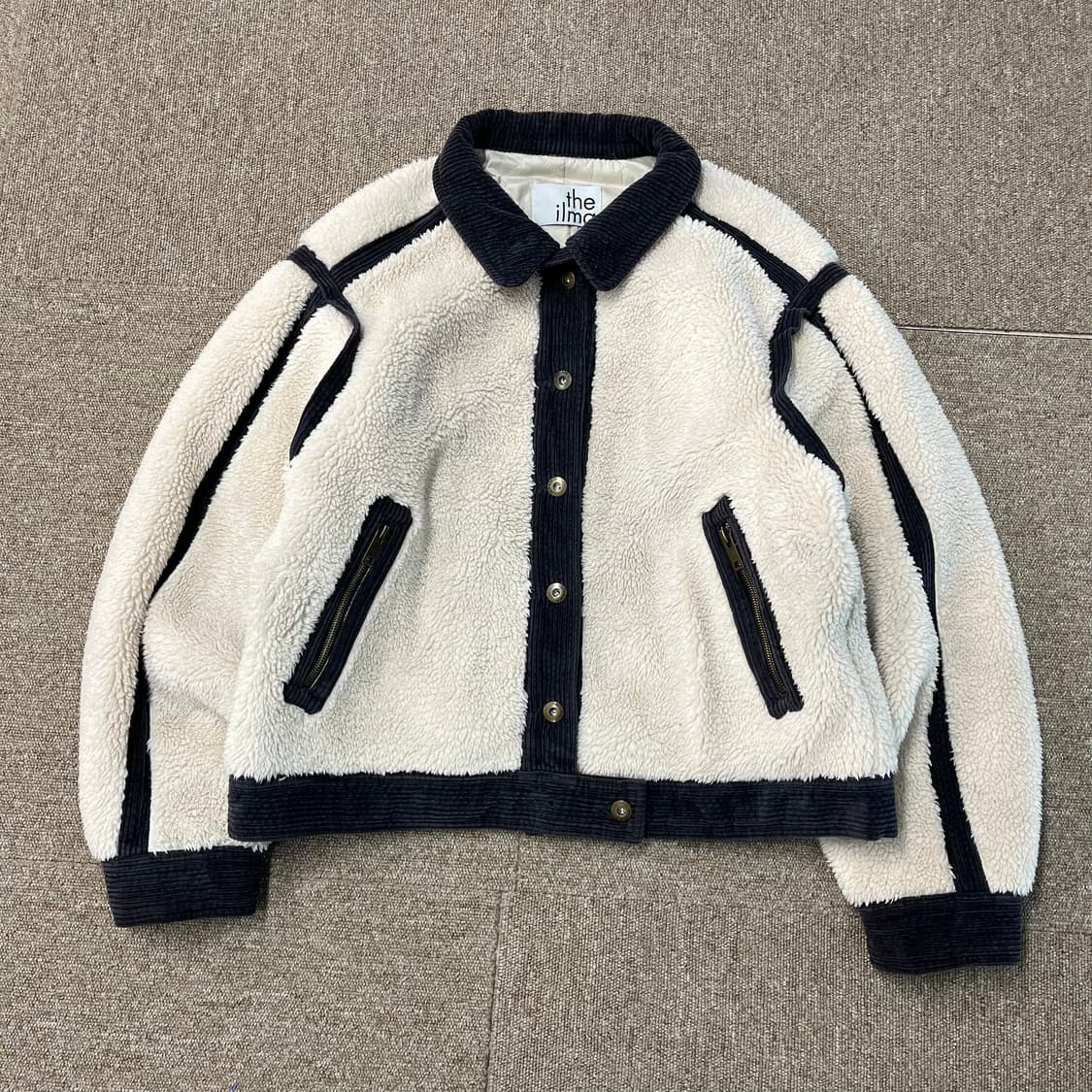 더일마 양털 퀼팅 무스탕 자켓 상품이미지3