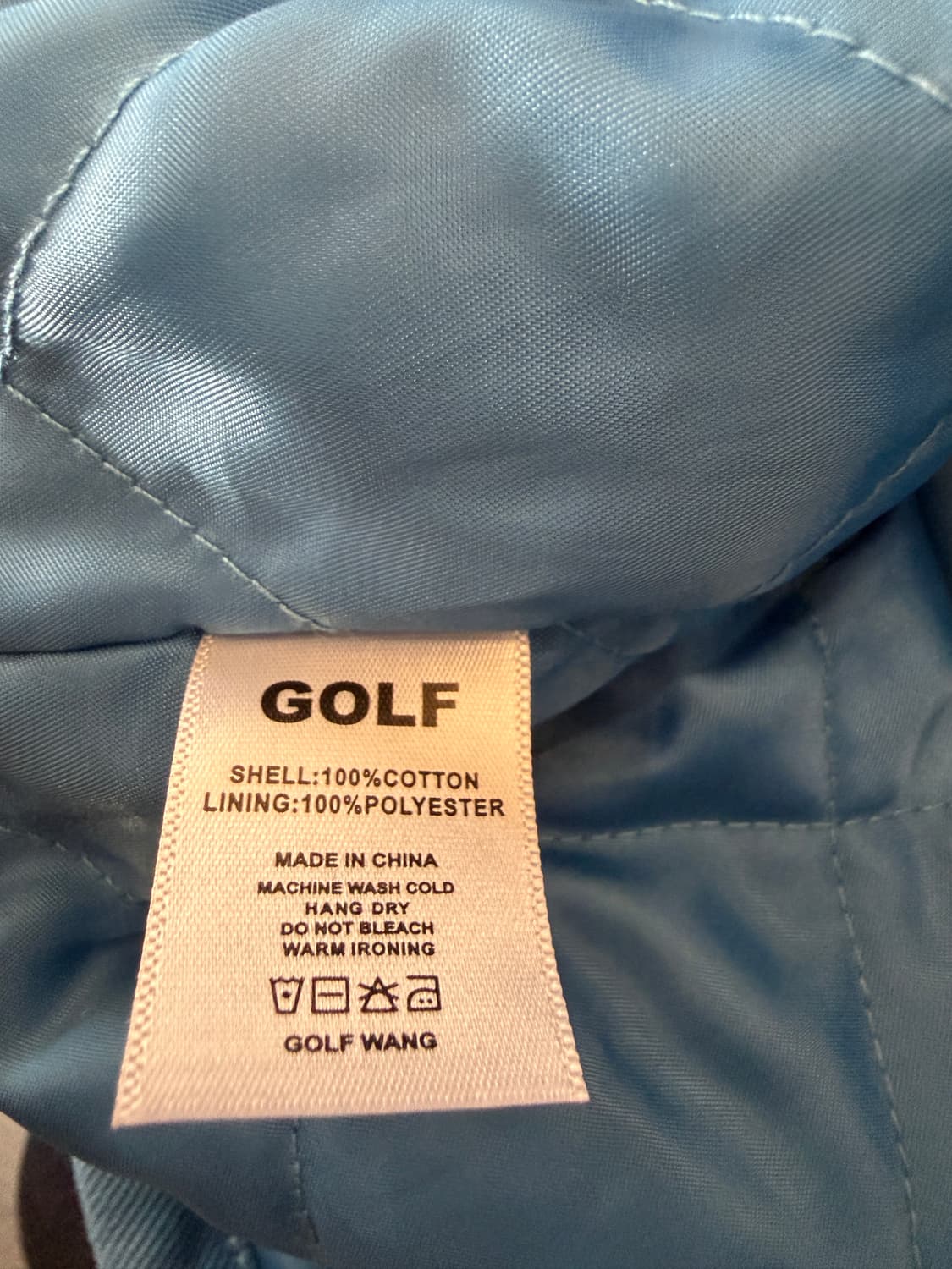 23FW 골프왕 콘트라스트 스티치 워크 자켓 상품이미지6