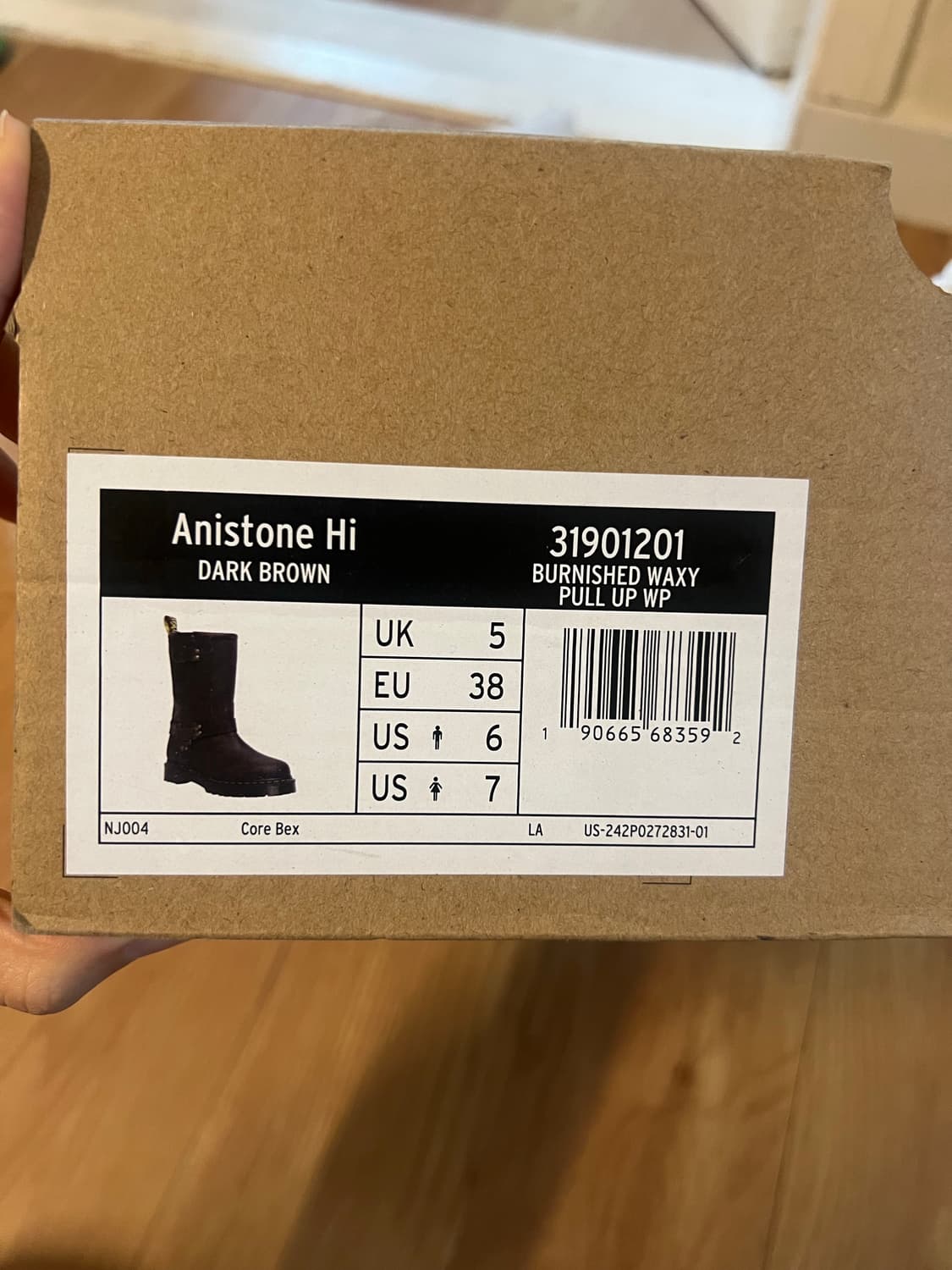 닥터마틴 Anistone HI 다크브라운 UK5 상품이미지3