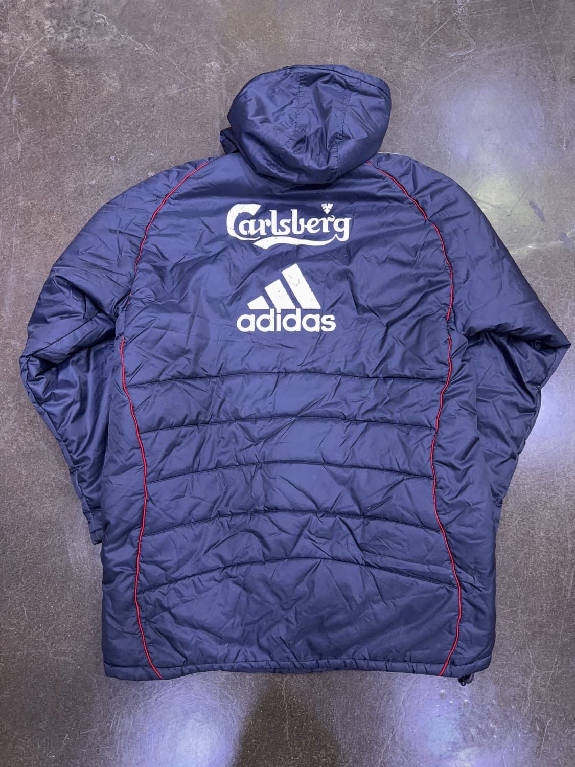 아디다스 0607 리버풀 벤치자켓 패딩점퍼 칼스버그 100 상품이미지2