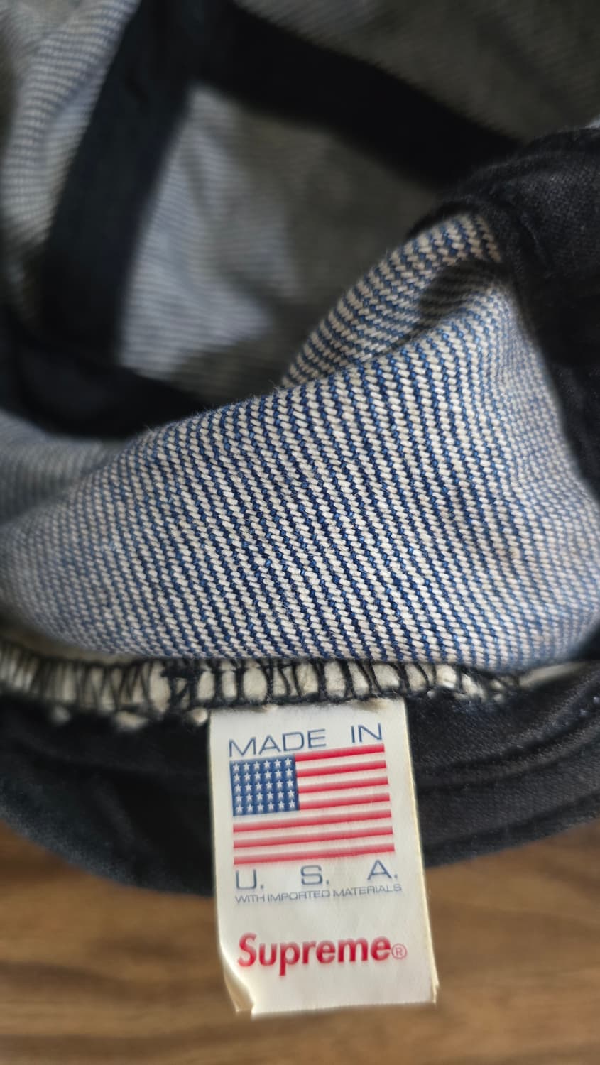 슈프림 24ss 워시드 치노 트윌 캠프캡 더티 인디고 상품이미지7