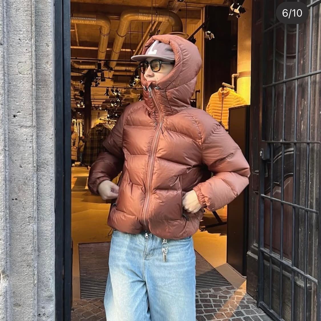 아르켓 스포티 다운 자켓 패딩 브라운 ARKET 상품이미지7