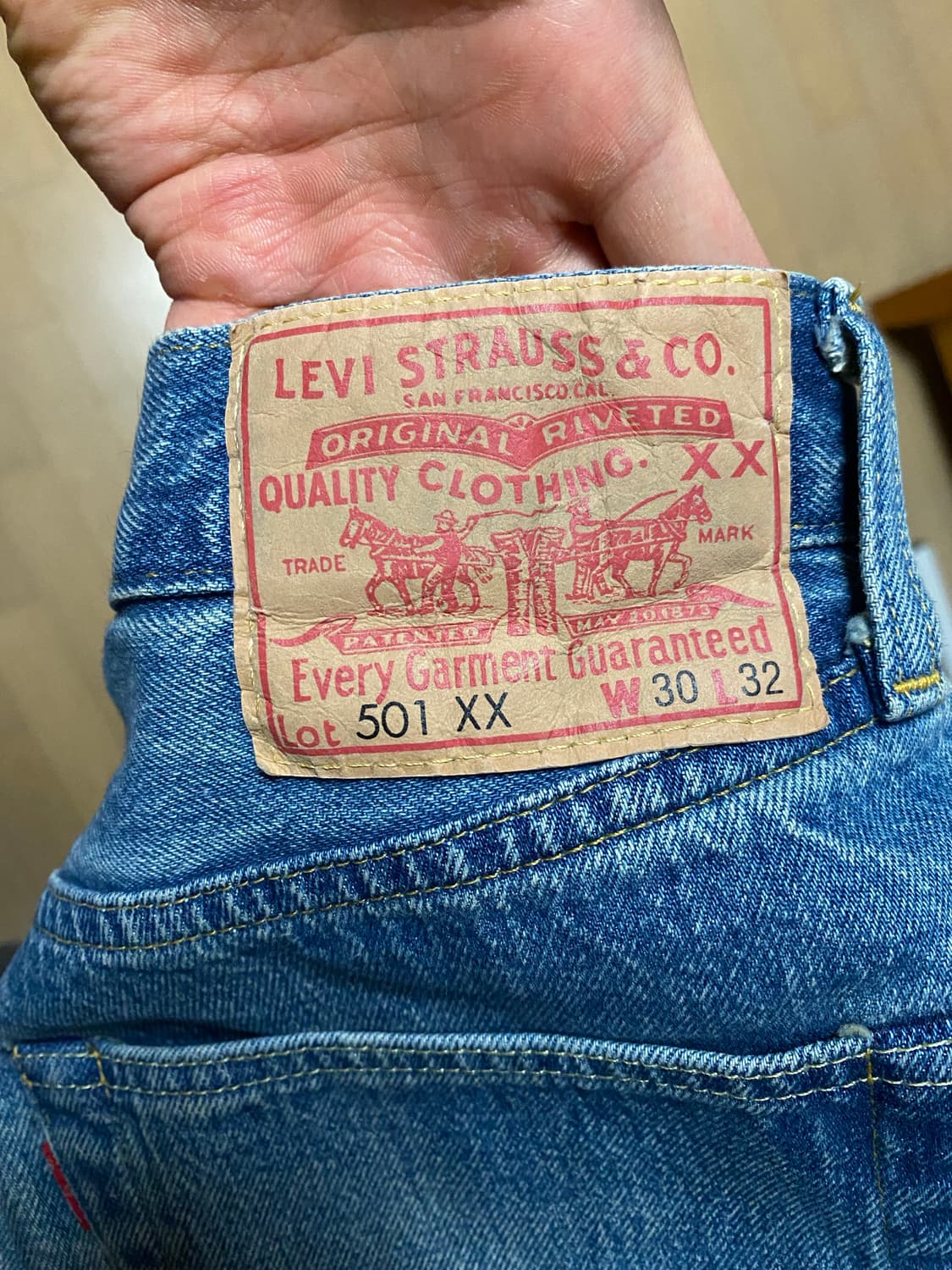 LVC 리바이스 블랙잭 55501 30 32 사이즈 상품이미지4