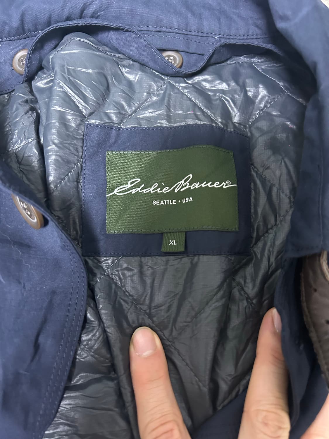 에디바우어 누빔 자켓 사이즈 105~110 상품이미지3