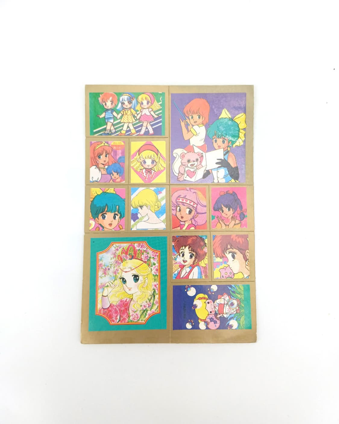 일본 애니메이션 추정 고전 순정만화 캐릭터 스티커 다이어리 꾸미기 [고전 상품이미지1