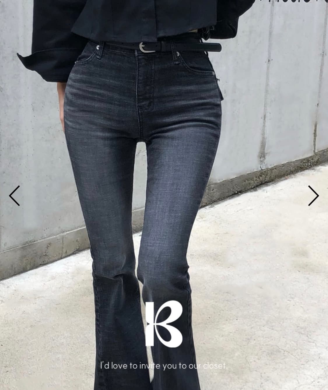 베이델리 [MADE/숏] 부츠컷 팬츠 블랙 S 상품이미지1