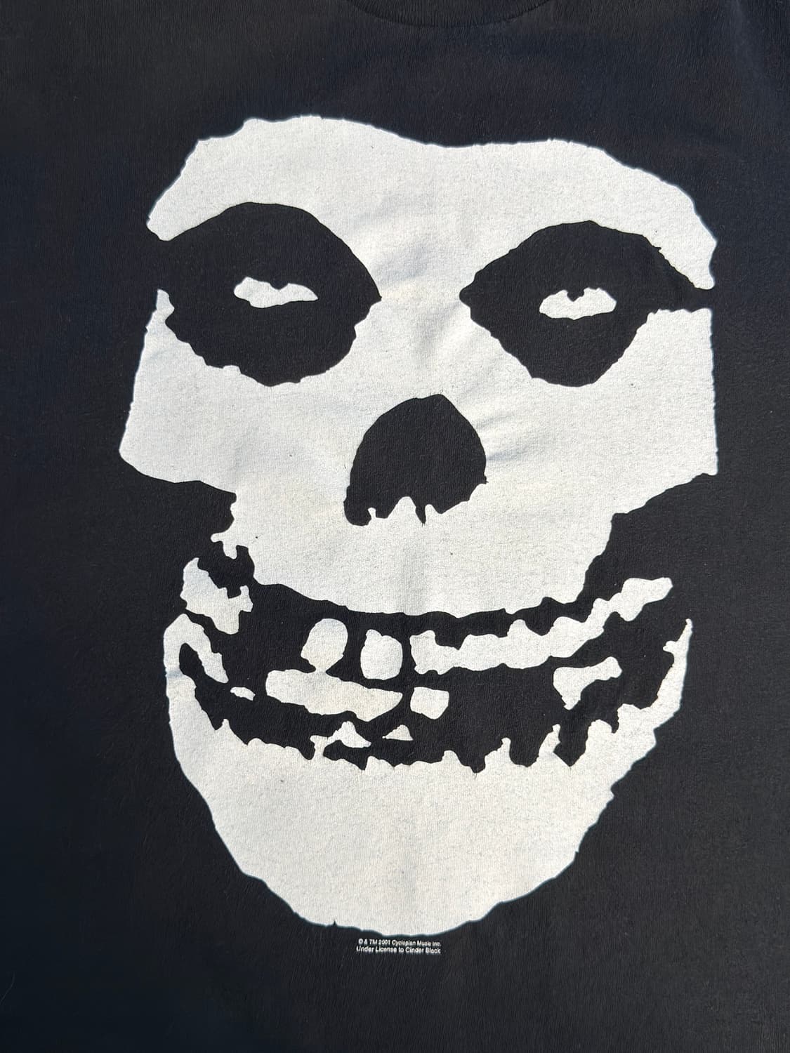 (M) OG 00s Misfits 미스피츠 크림슨 고스트 밴드티 상품이미지3