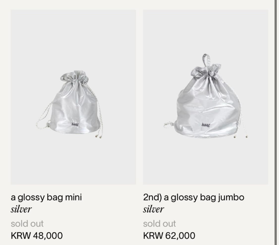 haag a glosy bag mini  상품이미지1