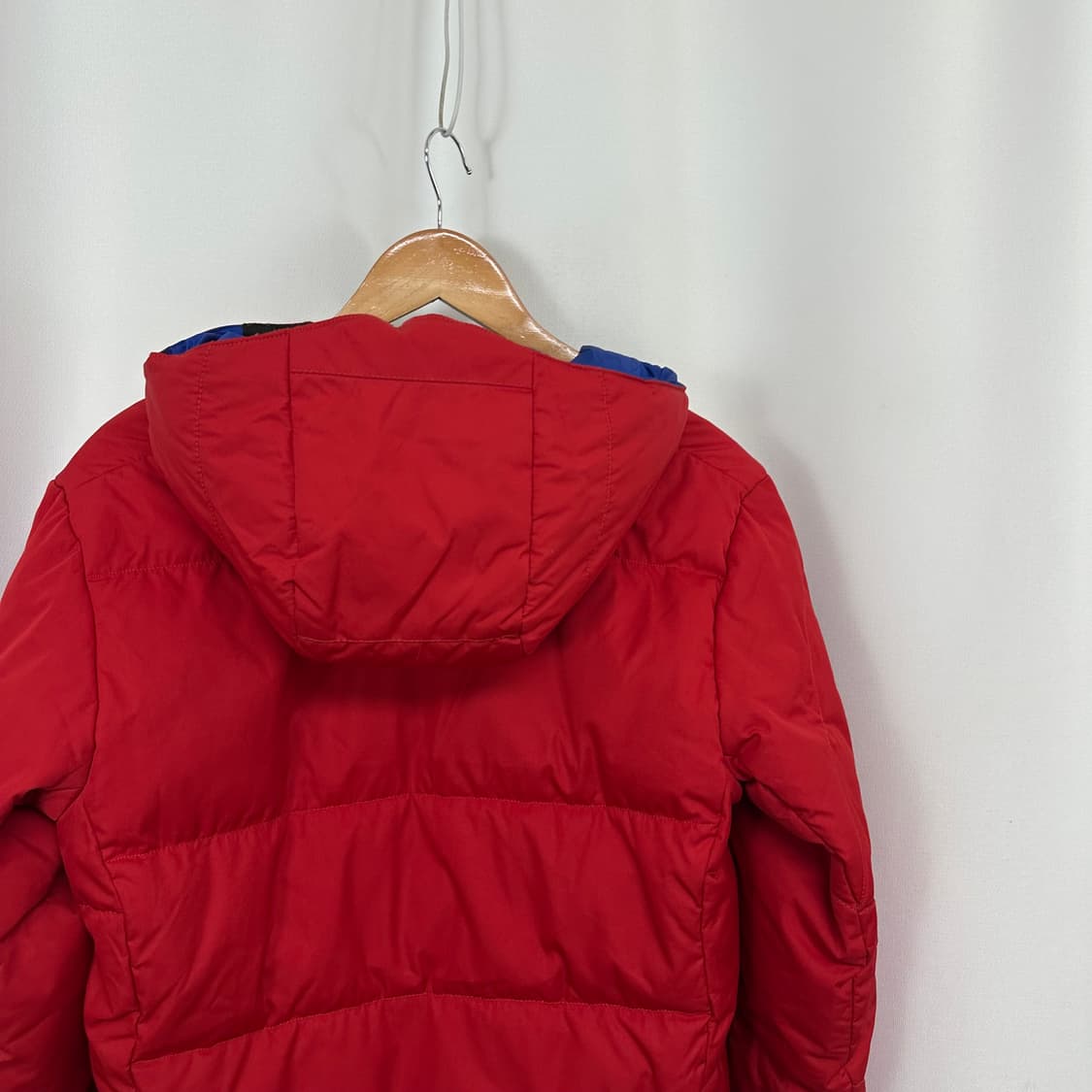   폴로랄프로렌 여자 후드 패딩 오리털 레드 (실측96) 상품이미지5