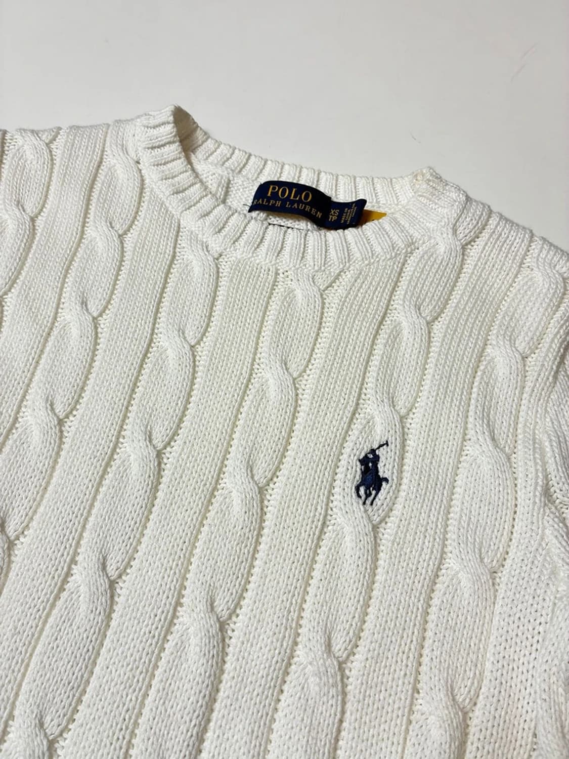 폴로 랄프로렌 큐알 신형 우먼스 반팔 니트 PN8624 상품이미지3