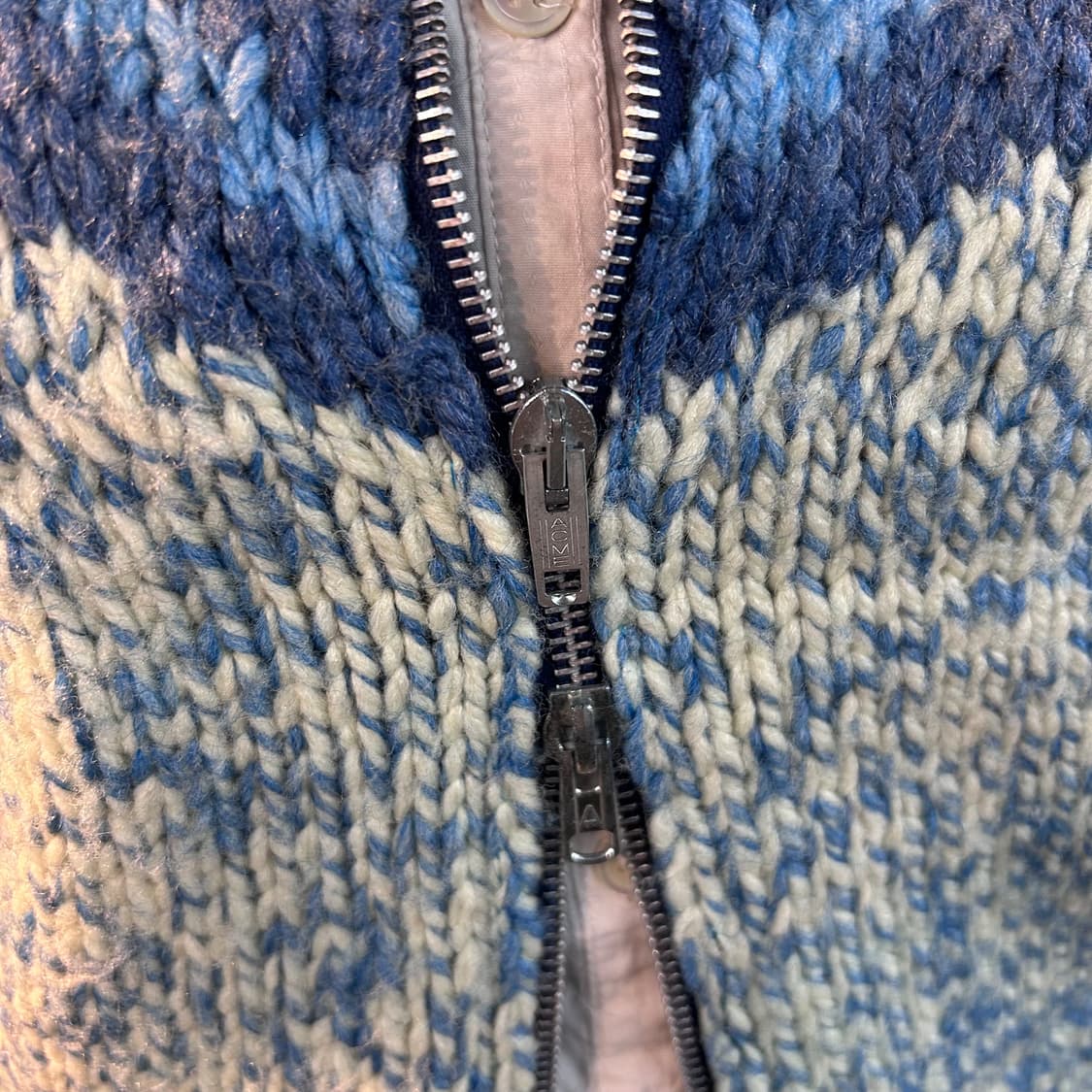 Vintage Blue y2k Cowichan 상품이미지4